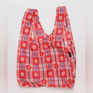 Baggu x Sandy Liang Standard Reusable Bag in Flower Market Plaid - BNWT